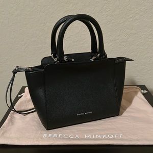 Black Satchel Bag- Rebecca Minkoff Micro Satchel